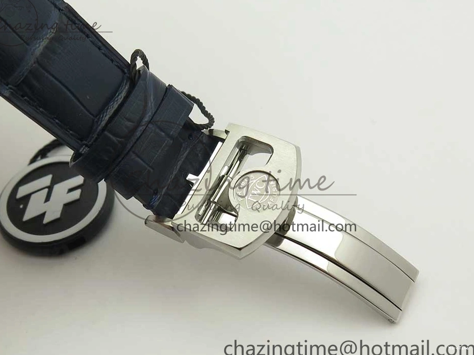 MIROTIME 0212 Affordable Portuguese Real PR Real Annual Calendar IW5035 ZF 1:1 Best Edition White Dial Blue Markers on Blue Leather Strap A 7143